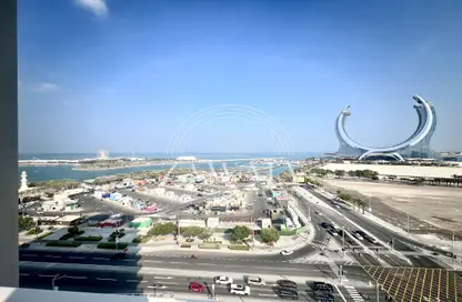Apartment - 2 Bedrooms - 3 Bathrooms for rent in Lusail Marina Heights - Marina District - Lusail