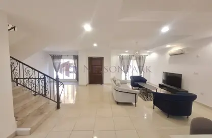 Compound - 3 Bedrooms - 4 Bathrooms for rent in Ain Khaled Villas - Ain Khaled - Doha