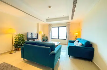 شقة - غرفة نوم - 1 حمام للايجار في مورانو - قناة كوارتييه - جزيرة اللؤلؤة - الدوحة