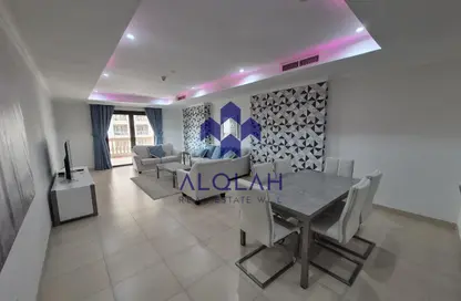 Apartment - 1 Bedroom - 2 Bathrooms for rent in West Porto Drive - Porto Arabia - The Pearl Island - Doha