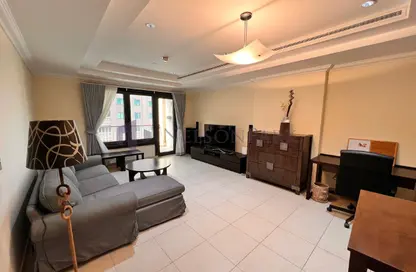 Apartment - 1 Bedroom - 2 Bathrooms for rent in East Porto Drive - Porto Arabia - The Pearl Island - Doha