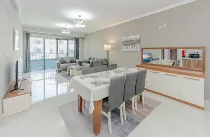 Living / Dining Room image for: Apartment - 1 Bedroom - 1 Bathroom for rent in Al Janoub Gardens - Al Wukair - Al Wakra, Image 1