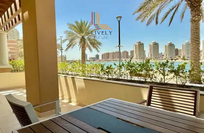 Apartment - 1 Bedroom - 1 Bathroom for rent in Viva West - Viva Bahriyah - The Pearl Island - Doha