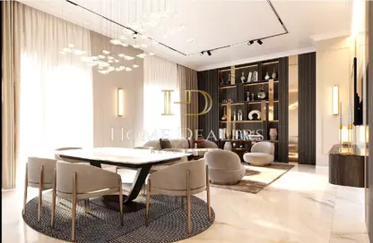 Living / Dining Room image for: Apartment - 1 Bedroom - 2 Bathrooms for sale in Lusail City - Lusail, Image 1