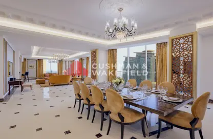 Dining Room image for: Penthouse - 3 Bedrooms - 3 Bathrooms for rent in West Bay - West Bay - Doha, Image 1