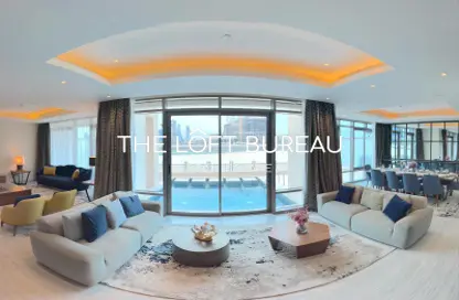 Apartment - 5 Bedrooms - 6 Bathrooms for rent in Abraj Bay - Abraj Quartiers - The Pearl Island - Doha