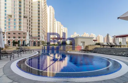 Apartment - 1 Bedroom - 2 Bathrooms for rent in Viva West - Viva Bahriyah - The Pearl Island - Doha
