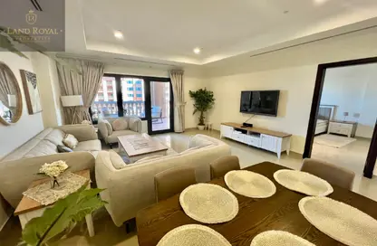 Apartment - 1 Bedroom - 2 Bathrooms for rent in East Porto Drive - Porto Arabia - The Pearl Island - Doha