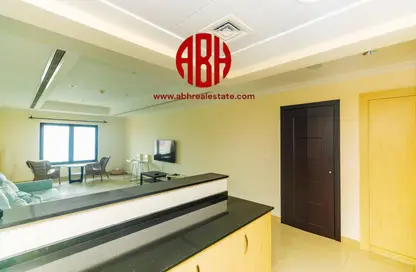 Kitchen image for: Apartment - 1 Bathroom for sale in East Porto Drive - Porto Arabia - The Pearl Island - Doha, Image 1