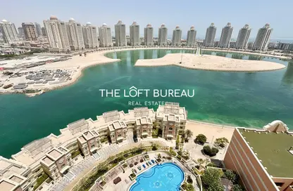Apartment - 3 Bedrooms - 4 Bathrooms for rent in Viva East - Viva Bahriyah - The Pearl Island - Doha