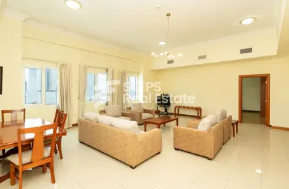 Apartment - 2 Bedrooms - 3 Bathrooms for rent in Zubara Tower - West Bay - West Bay - Doha