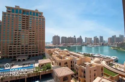 Apartment - 1 Bedroom - 2 Bathrooms for rent in East Porto Drive - Porto Arabia - The Pearl Island - Doha