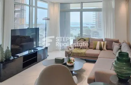 Apartment - 2 Bedrooms - 4 Bathrooms for rent in Lusail Residence - Marina District - Lusail
