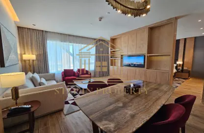 شقة - غرفة نوم - 2 حمامات للايجار في برج ريجنسي - ابراج ذا جيت - الخليج الغربي - الدوحة