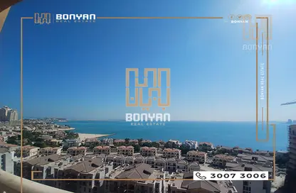 شقة - 3 غرف نوم - 4 حمامات للايجار في برج بورتو ارابيا 2 - بورتو أرابيا - جزيرة اللؤلؤة - الدوحة