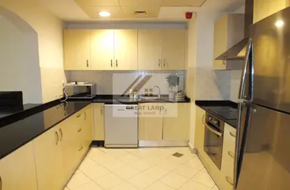 Apartment - 1 Bedroom - 2 Bathrooms for rent in Tower 13 - Porto Arabia - The Pearl Island - Doha