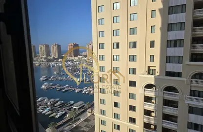 شقة - غرفة نوم - 2 حمامات للايجار في طريق بورتو الشرقي - بورتو أرابيا - جزيرة اللؤلؤة - الدوحة