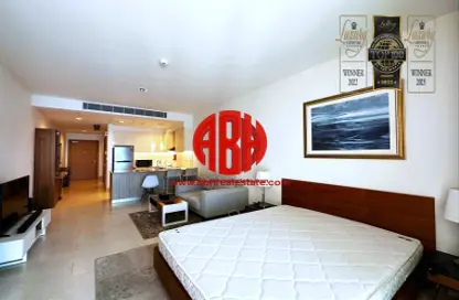 Apartment - Studio - 1 Bathroom for rent in Viva East - Viva Bahriyah - The Pearl Island - Doha