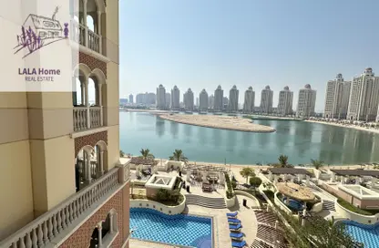 Apartment - 1 Bedroom - 2 Bathrooms for rent in Viva West - Viva Bahriyah - The Pearl Island - Doha