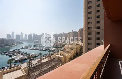Apartment - 2 Bedrooms - 3 Bathrooms for rent in East Porto Drive - Porto Arabia - The Pearl Island - Doha