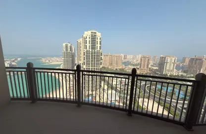 شقة - غرفة نوم - 2 حمامات للايجار في ابراج باي - منطقة الأبراج - جزيرة اللؤلؤة - الدوحة
