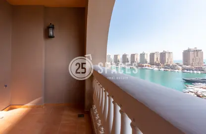 Apartment - 1 Bedroom - 2 Bathrooms for rent in West Porto Drive - Porto Arabia - The Pearl Island - Doha