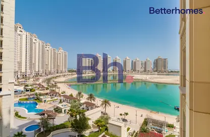 Apartment - 1 Bedroom - 2 Bathrooms for rent in Viva West - Viva Bahriyah - The Pearl Island - Doha