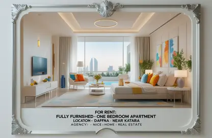 Apartment - Studio - 1 Bathroom for rent in Al Dafna - Al Dafna - Doha