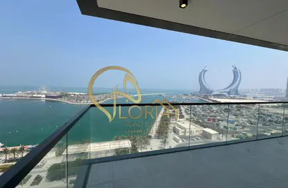 Apartment - 2 Bedrooms - 3 Bathrooms for rent in Lusail Marina Heights - Marina District - Lusail