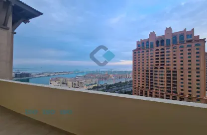 Balcony image for: Apartment - 2 Bedrooms - 3 Bathrooms for rent in Tower 10 - Porto Arabia - The Pearl Island - Doha, Image 1