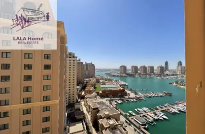 Apartment - 1 Bedroom - 2 Bathrooms for rent in West Porto Drive - Porto Arabia - The Pearl Island - Doha