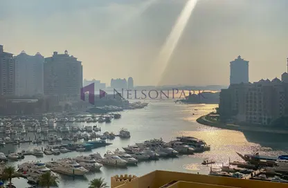 Apartment - 1 Bedroom - 2 Bathrooms for rent in Tower 19 - Porto Arabia - The Pearl Island - Doha