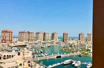 شقة - غرفة نوم - 2 حمامات للايجار في 5 تاور - بورتو أرابيا - جزيرة اللؤلؤة - الدوحة