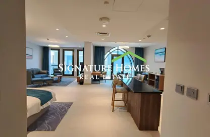 شقة - 1 حمام للايجار في البلاج الجنوبي - البلاج - جزيرة اللؤلؤة - الدوحة