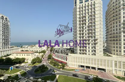 Apartment - Studio - 1 Bathroom for rent in Viva West - Viva Bahriyah - The Pearl Island - Doha