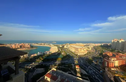 Apartment - 1 Bedroom - 2 Bathrooms for rent in West Porto Drive - Porto Arabia - The Pearl Island - Doha