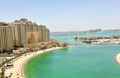 Apartment - Studio - 1 Bathroom for rent in Viva West - Viva Bahriyah - The Pearl Island - Doha