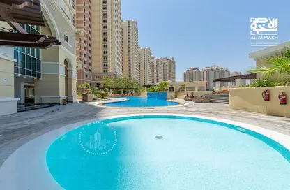 Apartment - 1 Bedroom - 2 Bathrooms for rent in Tower 19 - Viva Bahriyah - The Pearl Island - Doha