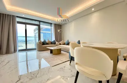 Apartment - 1 Bedroom - 2 Bathrooms for rent in Marina Tower 23 - Marina District - Lusail Apartment - 1 Bedroom - 2 Bathrooms for rent in Marina Tower 23 - Marina District - Lusail