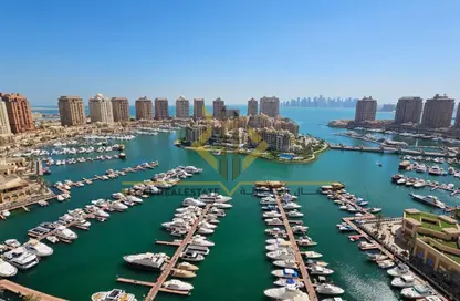 Apartment - 2 Bedrooms - 4 Bathrooms for rent in East Porto Drive - Porto Arabia - The Pearl Island - Doha