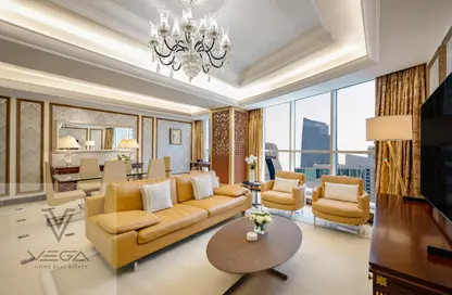 Hotel Apartments - 2 Bedrooms - 4 Bathrooms for rent in West Bay - West Bay - Doha