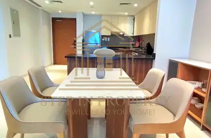 شقة - غرفة نوم - 2 حمامات للايجار في البلاج الأوسط - البلاج - جزيرة اللؤلؤة - الدوحة