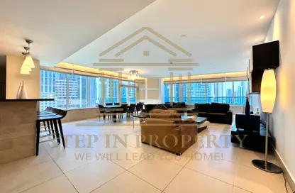 Apartment - 3 Bedrooms - 5 Bathrooms for rent in West Bay Tower - West Bay - West Bay - Doha