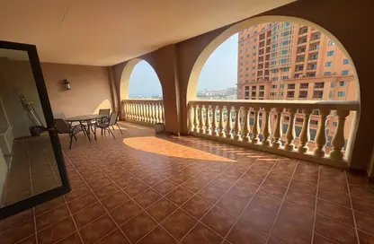 شقة - غرفة نوم - 2 حمامات للايجار في برج 16 - بورتو أرابيا - جزيرة اللؤلؤة - الدوحة