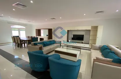 Living / Dining Room image for: Villa - 3 Bedrooms - 4 Bathrooms for rent in Al Nuaim Compound - Al Duhail North - Al Duhail - Doha, Image 1
