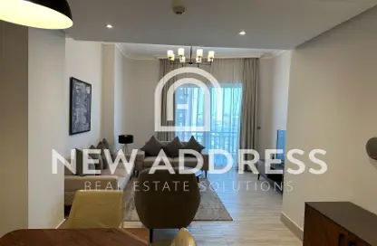 Apartment - 2 Bedrooms - 3 Bathrooms for rent in Lusail Marina Heights - Marina District - Lusail