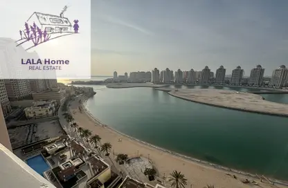 Apartment - 2 Bedrooms - 4 Bathrooms for rent in Viva West - Viva Bahriyah - The Pearl Island - Doha