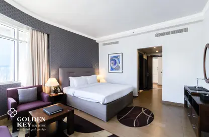 صورة لـ غرفة- غرفة النوم شقة - 1 حمام للايجار في برج وست باي - الخليج الجنوبي - الخليج الغربي - الدوحة ، صورة رقم 1