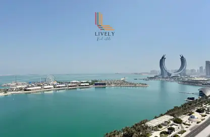 Apartment - 2 Bedrooms - 4 Bathrooms for rent in Lusail Residence - Marina District - Lusail