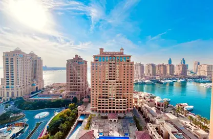 Apartment - 1 Bedroom - 2 Bathrooms for rent in Tower 29 - Porto Arabia - The Pearl Island - Doha